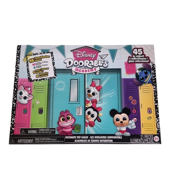 Disney Doorables Academy Ultimate Pep Rally Locker Doors 16 Figures & More - Picture 1 of 7